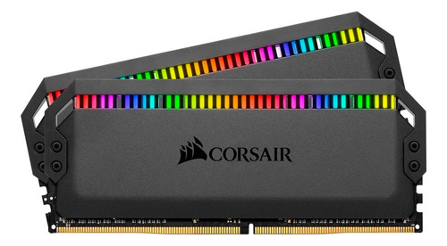 Memoria Ram Corsair Dominator Platinum Rgb 32gb 2x16 Black  