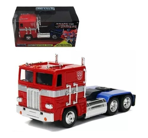 Optimus Prime Autobot Transformers Trailer G1 Jada Esc 1:67