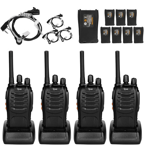 Radio Bidireccional Walkie Talkie Largo Alcance 4 Bateria