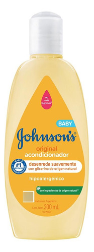 Johnson Baby Acondicionador Cabello Original-new 200 Ml.