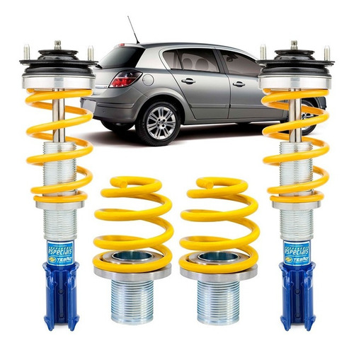 Kit Suspensão Rosca Sport Tebão - Vectra Gt