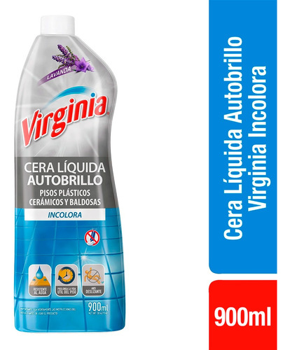 Cera Liquida Autobrillo Incolora 900ml Virginia