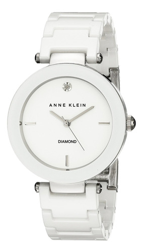 Reloj Con Brazalete De Ceramica Ak / 1019wtwt De Mujer Anne