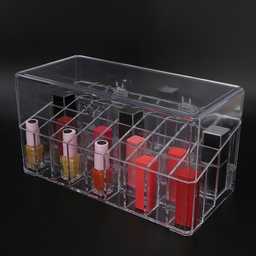 Organizador De Lápiz Labial Transparente Con 36 Rejillas, Al
