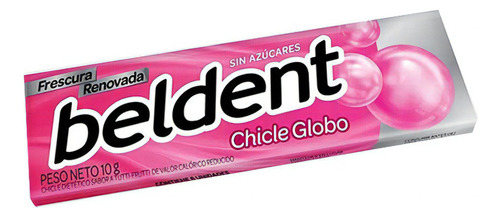 Caja Chicle Beldent Globo Tutti Cero Azucar Sin Tacc
