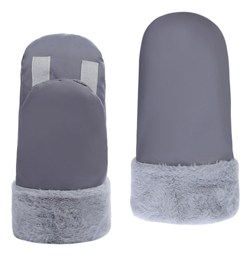 2x Guantes De Invierno Para Cochecito, Accesorio Gris