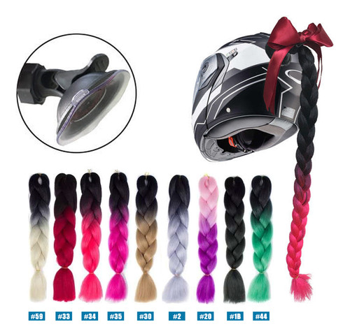 Cascos De Moto Trenzas Decorativas Retro Para Cascos De Moto