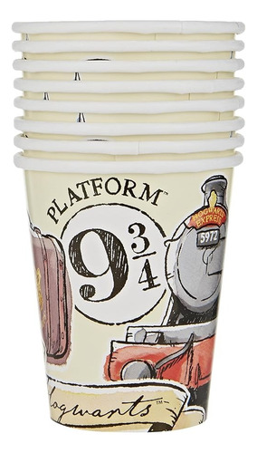 Vaso De Fiesta Harry Potter X 8 Unidades