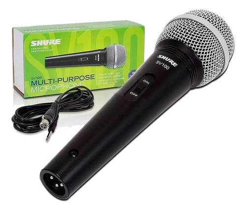 Sv100 Original Shure Micrófono Vocal Cardioide