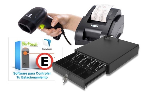 Combo, Impresora, Lector, Cajon Y Cobro Estacionamiento