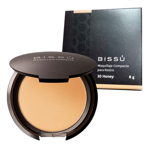 Bissu Maquillaje En Polvo Para Rostro Tono 10 Honey 8g