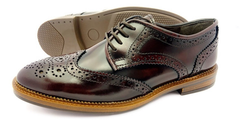 Imagen 5 de 8 de Zapato Fino Para Dama Bostoniano Casual Vestir Piel Vacuno