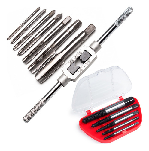 Kit Saca Parafuso Quebrado + Jogo De Machos Com Vira Macho 