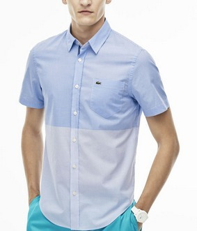 camisa lacoste manga corta