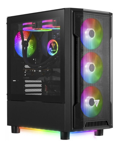 Gabinete Gamdias Athena M6 Preto Vidro Temperado - Sem Fans