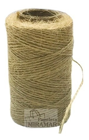 Hilo Yute No.1 (aprox 1mm X 70mt) Cordon Rustico No Sisal