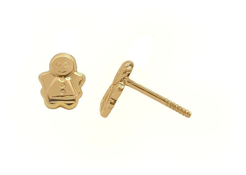 Topos De Angel En Oro Amarillo 18k Para Mujer/ Niña 