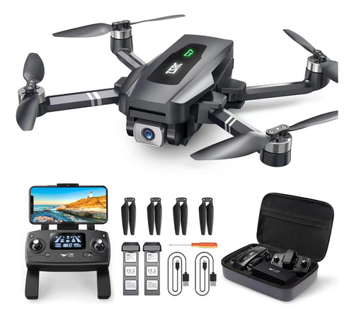 Drone Plegable Con Cámara 4k Uhd Para Adultos, Gps
