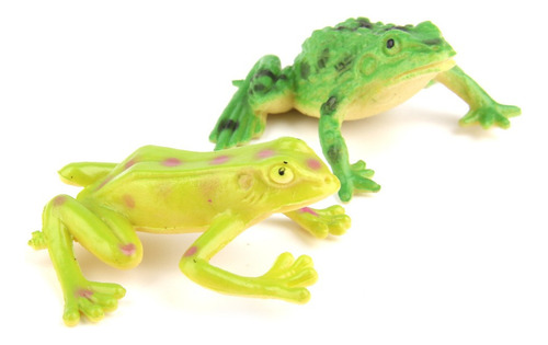 E 24 Pcs Juguete Modelo De Cocodrilo Y Rana Juguetes