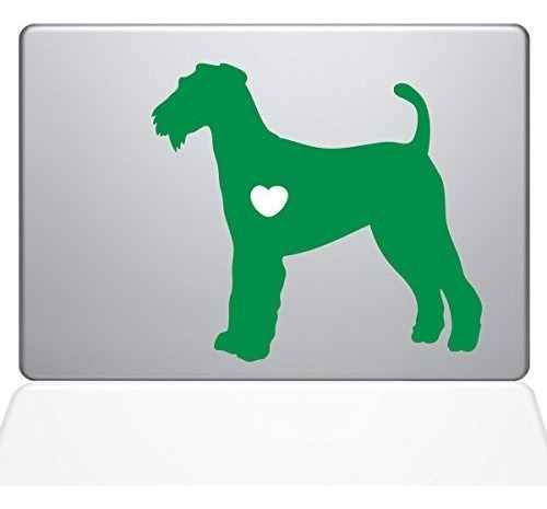 The Decal Guru I Love My Airedale Terrier Calcomanía De 