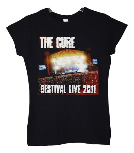 Polera Mujer The Cure Bestival Live 2011 Pop Abominatron