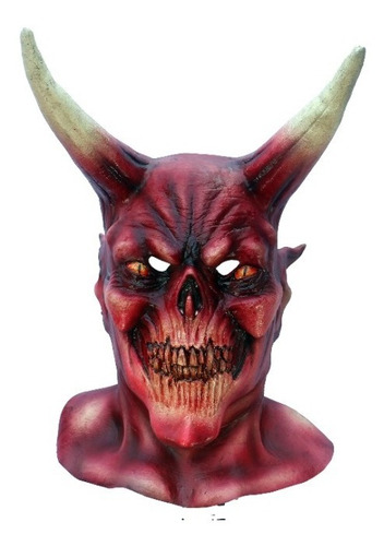 Máscara Diablo The Red Devil Lucifer Halloween Disfraz 