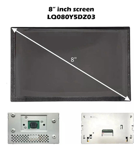 Panel De Pantalla Lcd Sync 2 Radio De 8 Pulgadas, Solo Repue