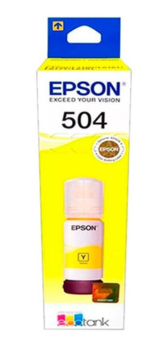 Tinta Epson T504420 Yellow T504  L4160 - L6161 - L6171 