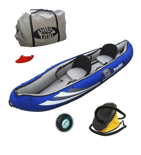 Kayak Doble Canoa Inflable Simil Colorado Frontier Inflador
