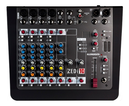 Allen And Heath Zedi10 Mixer 8 Canales 4 Mono 2 Estereo Usb