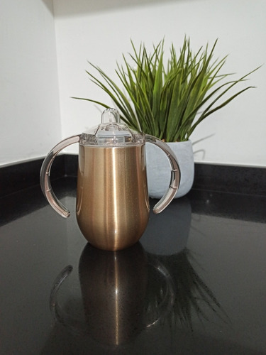 Imagen 4 de 10 de Vaso Entrenador De Acero Inoxidable Para Bebé.Mayoreo.
