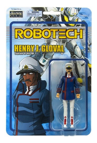 Toynami Robotech Henry J. Gloval 10.5cm