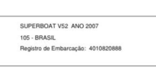 Imagem 8 de 9 de Lancha Superboat V52