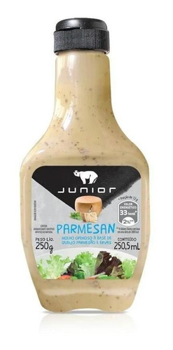 Molho Parmesão Junior Kerry 250g Frasco 250,5ml