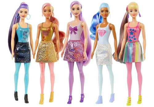 Barbie Color Reveal 7 Surprises Morada Sellada De Fabrica (Usado)