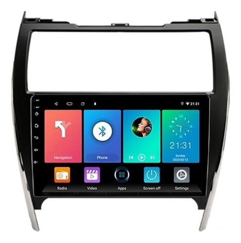 Estéreo Toyota Camry 2012-14 Android Bluetooth Carplay 4+64g