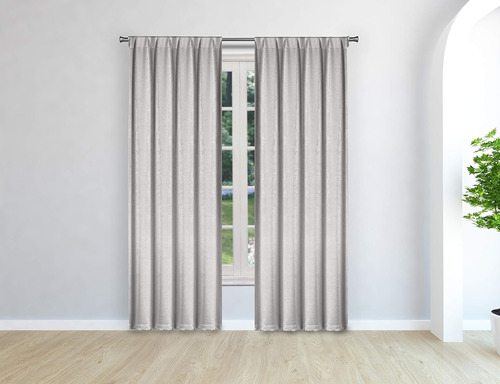 Kelvin Sera - Par De Cortinas Opacas Con Textura De Terciope