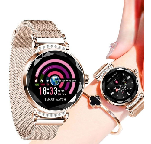 Smartwatch Reloj Inteligente Mujer Android Ios Impermeable