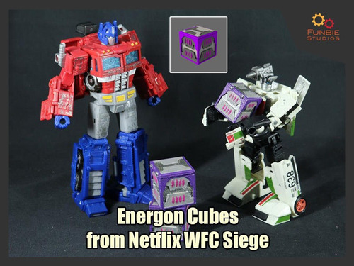 Cubos De Energon De Wfc Siege - Escultura