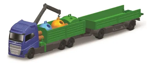 comprar Caminhão Volvo Fh 16 Bitrem Mini Work Machines Maisto 1u002F87