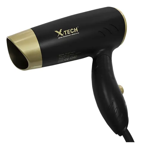 Secador De Cabelo Mini X-tech Viagem Potente 3000w Bivolt ...