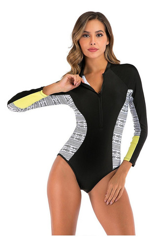 One Piece Surf Long Sleeve Swimsuit