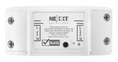 Interruptor Switch Relay Inteligente Nexxt Nhe-r100 Wifi