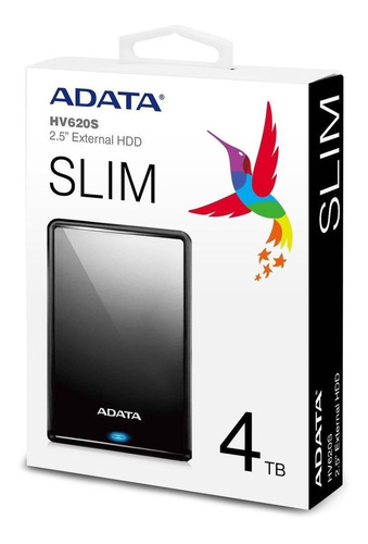 Imagen 4 de 4 de Disco duro externo Adata AHV620S-4TU3 4TB negro