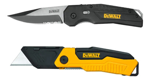 Dewalt Set Navajas Utility Knife Y Pocket Knife Dwht97530