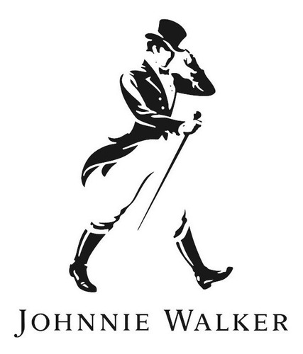 Vinilo Decorativo Skin Johnnie Walker Whisky  40x40 Cm Calco