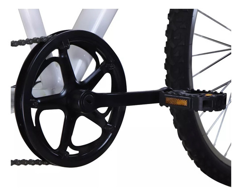 Bicicleta R26 Benotto Lynx Acero 1v Dama Freno V Azul Blanco