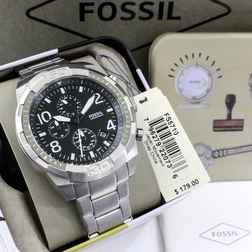New Reloj De Pulsera Fossil Bronson Fs5710 Análogo For