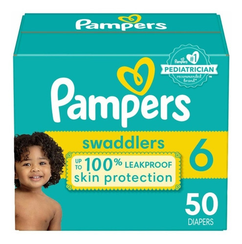 Pañales Pampers Etapa 6 X 50u - Unidad A $2818 Tamaño 6