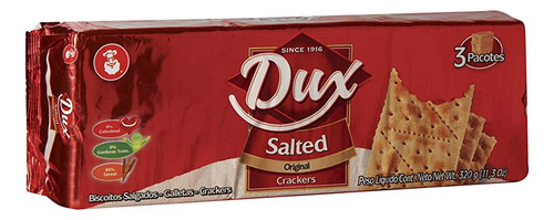 Biscoito Crackers Original Dux Salted 300g Com Sal Unidade